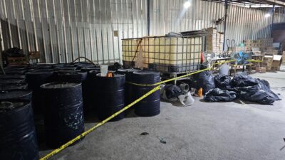 Terbongkar! Pabrik Oli Palsu di Tangerang Ternyata Produksi Ribuan Liter per Hari, Polisi Tangkap 8 Orang